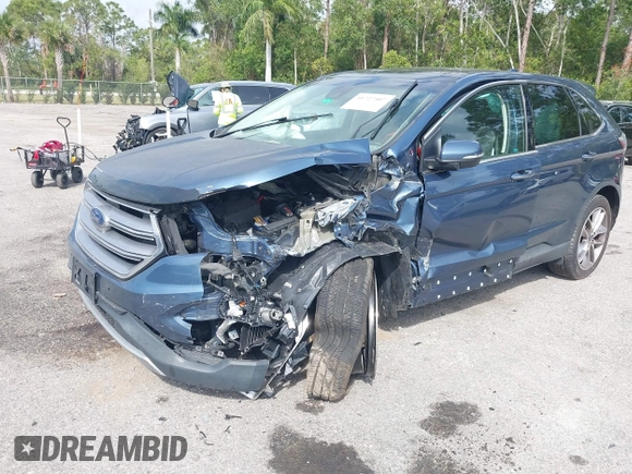 2018 Ford Edge Titanium with VIN 2FMPK4K82JBB35110, listed as a IAAI auction lot 41727507 with 83,644 mi miles. Bid and sale history available at carsss.com. Image 2.