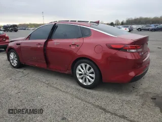 2018 Kia Optima LX z VIN 5XXGT4L38JG215290, wystawiony jako Copart lot #52814095 z przebiegiem 105 495 mil mil oraz Szkoda całkowita • Salvage title. Historia ofert i sprzedaży dostępna na DreamBid. Obrazek 2.