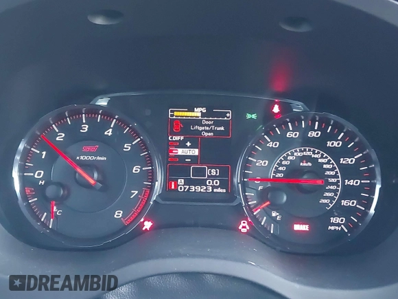 2018 Subaru WRX STI с VIN JF1VA2N61J9803902, выставлен на аукционе IAAI как лот 41403667 с пробегом 73 923 миль миль и . История ставок и продаж доступна на DreamBid. Изображение 7.