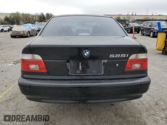2003 BMW 5 Series 525i with VIN WBADT334X3GF43957, listed as a Copart auction lot 47324795 with 167,248 mi miles and Salvage Title. Bid and sale history available at carsss.com. Image 6.
