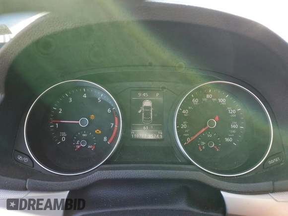 2017 Volkswagen Passat S with VIN 1VWAT7A39HC084887, listed as a Copart auction lot 47217285 with 110,787 mi miles and Salvage title. Bid and sale history available at DreamBid. Image 9.