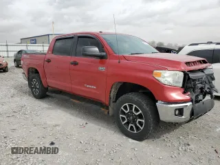 2014 Toyota Tundra 4WD Truck SR5 with VIN 5TFDW5F18EX327130, listed as a Copart auction lot 49378415 with 182,343 mi miles and Salvage Title. Bid and sale history available at carsss.com. Image 4.