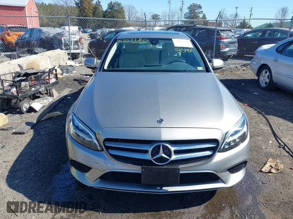 2019 Mercedes-Benz C 300 with VIN WDDWF8EB8KR515401, listed as a IAAI auction lot 41702180 with 54,107 mi miles and . Bid and sale history available at carsss.com. Image 13.