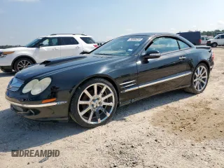 2003 Mercedes-Benz SL 500 with VIN WDBSK75F33F010434, listed as a Copart auction lot 59386255 with Not provided miles and Salvage title. Bid and sale history available at DreamBid. Image 1.