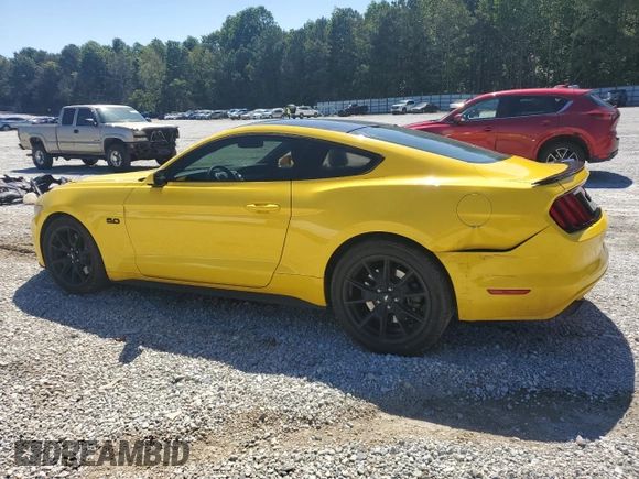 2017 Ford Mustang GT with VIN 1FA6P8CF6H5275803, listed as a Copart auction lot 57504935 with 94,627 mi miles and Salvage title. Bid and sale history available at DreamBid. Image 2.