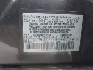2014 Nissan Sentra SR with VIN 3N1AB7AP0EY327405, listed as a IAAI auction lot 41634407 with 139,637 mi miles. Bid and sale history available at carsss.com. Image 9.
