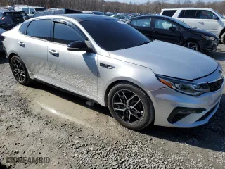 2019 Kia Optima SX with VIN 5XXGW4L21KG332225, listed as a Copart auction lot 43722525 with 46,015 mi miles and Salvage Title. Bid and sale history available at carsss.com. Image 4.