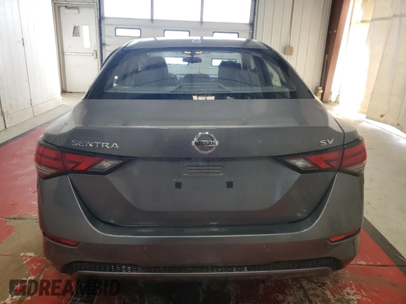 2020 Nissan Sentra SV with VIN 3N1AB8CV4LY237902, listed as a Copart auction lot 51640085 with 51,306 mi miles and Salvage Title. Bid and sale history available at carsss.com. Image 6.