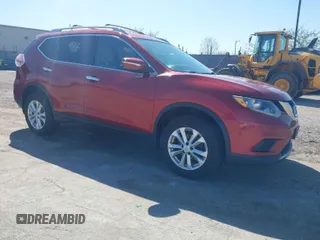 2014 Nissan Rogue SV with VIN 5N1AT2MV7EC829288, listed as a IAAI auction lot 41991872 with 266,094 mi miles. Bid and sale history available at carsss.com. Image 1.