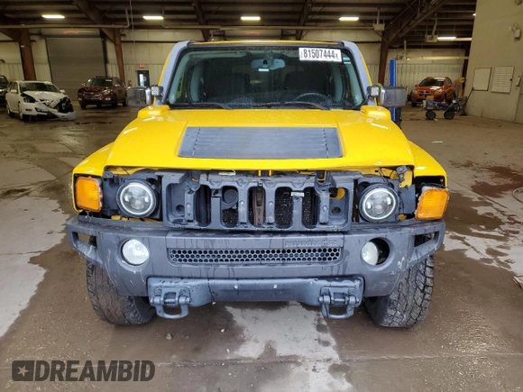 2006 Hummer H3 with VIN 5GTDN136168103052, listed as a Copart auction lot 81507444 with 181,918 mi miles and Salvage Title. Bid and sale history available at DreamBid. Image 5.