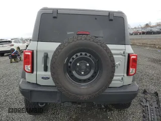 2022 Ford Bronco with VIN 1FMDE5AH3NLB08313, listed as a Copart auction lot 81641324 with 25,636 mi miles and Salvage title. Bid and sale history available at DreamBid. Image 6.
