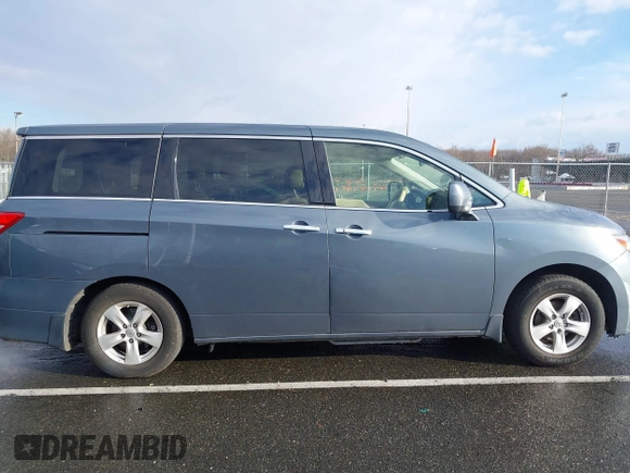 2013 Nissan Quest LE with VIN JN8AE2KP2D9066986, listed as a IAAI auction lot 41022861 with 122,869 mi miles. Bid and sale history available at carsss.com. Image 13.