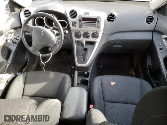 2009 Pontiac Vibe w/1SA with VIN 5Y2SP67829Z411959, listed as a Copart auction lot 43199474 with 134,217 mi miles and Salvage Title. Bid and sale history available at carsss.com. Image 8.