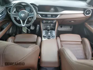 2019 Alfa Romeo Stelvio Ti with VIN ZASPAKBN4K7C69619, listed as a Copart auction lot 55015605 with 30,083 mi miles and Salvage title. Bid and sale history available at DreamBid. Image 8.