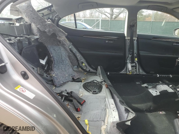 2017 Lexus ES with VIN 58ABK1GG3HU041243, listed as a Copart auction lot 49478625 with 45,782 mi miles and Salvage Title. Bid and sale history available at carsss.com. Image 10.