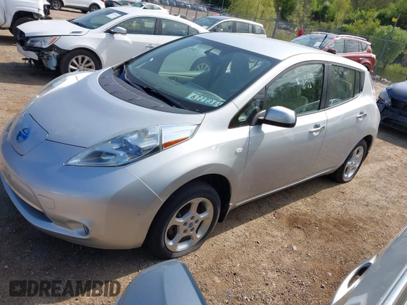2011 Nissan LEAF SL-e with VIN JN1AZ0CP9BT009562, listed as a IAAI auction lot 42228290 with 93,183 mi miles and . Bid and sale history available at DreamBid. Image 2.