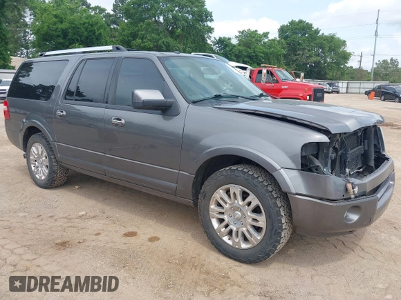 2013 Ford Expedition Max Limited z VIN 1FMJK1K54DEF07890, wystawiony jako IAAI lot #42135461 z przebiegiem 197 173 mil mil oraz . Historia ofert i sprzedaży dostępna na DreamBid. Obrazek 1.