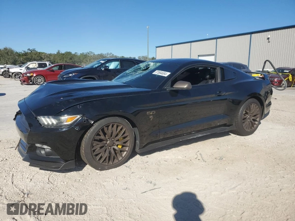 2016 Ford Mustang GT with VIN 1FA6P8CF4G5255600, listed as a Copart auction lot 81584684 with 78,096 mi miles and Salvage Title. Bid and sale history available at carsss.com. Image 1.
