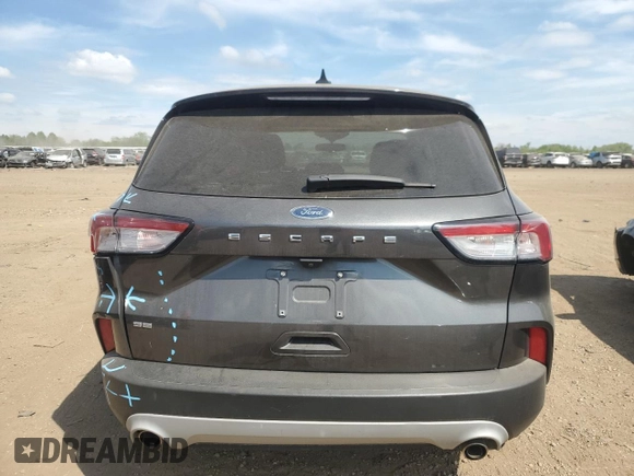 2020 Ford Escape SE with VIN 1FMCU0G68LUC62482, listed as a Copart auction lot 56679475 with 55,282 mi miles and Salvage title. Bid and sale history available at DreamBid. Image 6.
