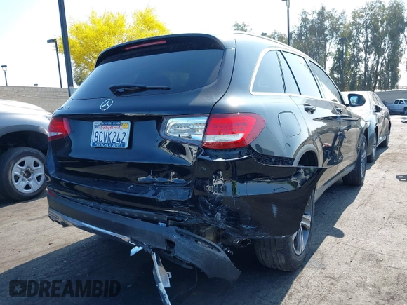 2019 Mercedes-Benz GLC 300 with VIN WDC0G4JB1KV131361, listed as a IAAI auction lot 42438073 with 35,762 mi miles and . Bid and sale history available at DreamBid. Image 6.