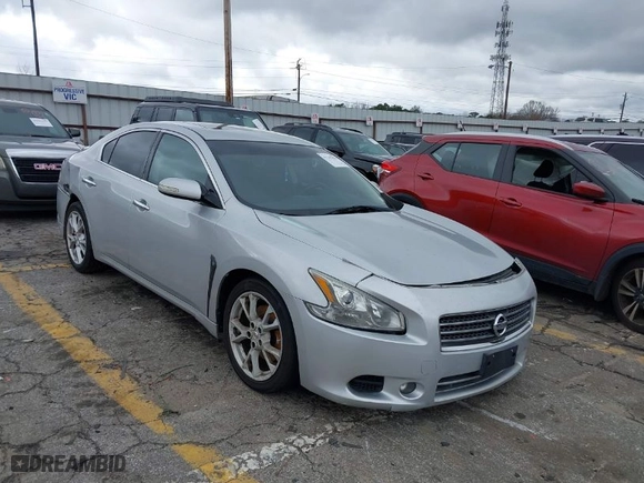 2014 Nissan Maxima 3.5 S with VIN 1N4AA5AP3EC463238, listed as a IAAI auction lot 41247859 with NaN miles. Bid and sale history available at carsss.com. Image 1.