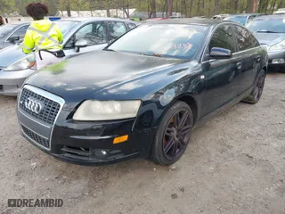 2008 Audi A6 with VIN WAUDH74F48N129288, listed as a IAAI auction lot 41960697 with 196,713 mi miles. Bid and sale history available at carsss.com. Image 2.