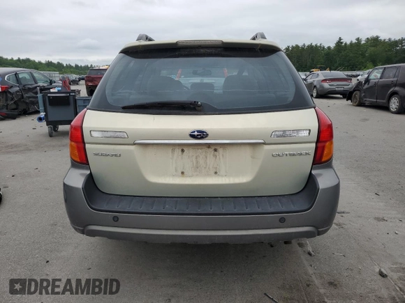 2005 Subaru Legacy Outback z VIN 4S4BP61C557336317, wystawiony jako Copart lot #61264215 z przebiegiem 156 893 mil mil oraz Szkoda całkowita • Salvage title. Historia ofert i sprzedaży dostępna na DreamBid. Obrazek 6.