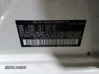 2020 Subaru Impreza z VIN 4S3GKAB69L3615147, wystawiony jako Copart lot #56345895 z przebiegiem 68 574 mil mil oraz Szkoda całkowita • Salvage title. Historia ofert i sprzedaży dostępna na DreamBid. Obrazek 12.