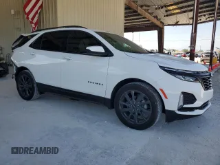 2024 Chevrolet Equinox RS z VIN 3GNAXMEG5RS217098, wystawiony jako Copart lot #58026325 z przebiegiem 10 744 mil mil oraz Nie do naprawy • Non repairable. Historia ofert i sprzedaży dostępna na DreamBid. Obrazek 4.