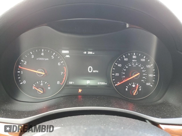 2017 Kia Cadenza Premium with VIN KNALC4J12H5068492, listed as a Copart auction lot 88880605 with 67,093 mi miles and Salvage Title. Bid and sale history available at carsss.com. Image 9.