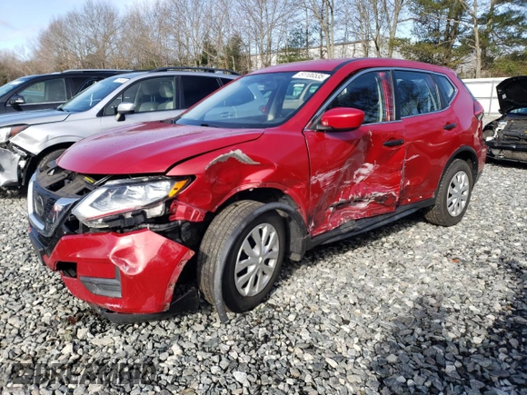 2017 Nissan Rogue S with VIN JN8AT2MV5HW275566, listed as a Copart auction lot 51106535 with 96,478 mi miles and Salvage Title. Bid and sale history available at carsss.com. Image 1.
