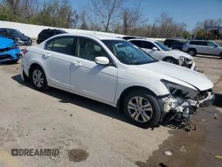 2009 Honda Accord LX-P with VIN 1HGCP26489A026899, listed as a Copart auction lot 52345195 with 186,057 mi miles and Salvage Title. Bid and sale history available at DreamBid. Image 4.