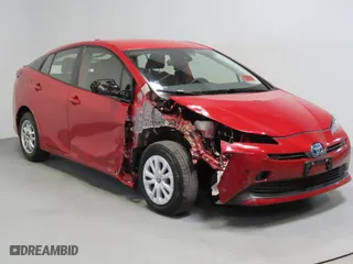 2020 Toyota Prius L Eco with VIN JTDKARFU9L3111895, listed as a Copart auction lot 54440555 with 14,547 mi miles and Salvage Title. Bid and sale history available at carsss.com. Image 1.