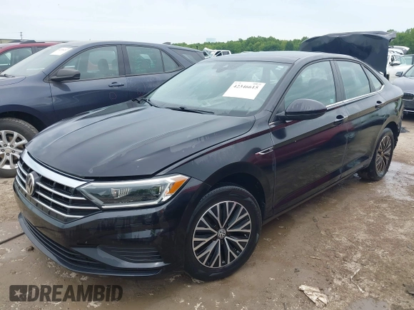 2019 Volkswagen Jetta SEL with VIN 3VWE57BU7KM094763, listed as a IAAI auction lot 42346615 with 157,621 mi miles and . Bid and sale history available at DreamBid. Image 18.