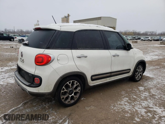 2014 FIAT 500L Trekking with VIN ZFBCFADH7EZ016087, listed as a Copart auction lot 36799254 with 133,852 mi miles and Salvage Title. Bid and sale history available at carsss.com. Image 3.