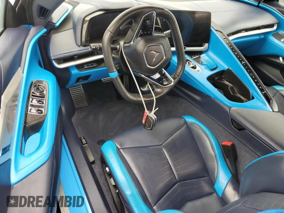 2022 Chevrolet Corvette 3LT with VIN 1G1YC3D44N5110819, listed as a Copart auction lot 74696804 with 3,699 mi miles and Non Repairable. Bid and sale history available at carsss.com. Image 8.