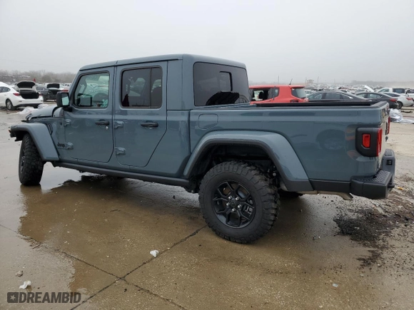 2024 Jeep Gladiator Willys with VIN 1C6HJTAG4RL133988, listed as a Copart auction lot 43078465 with 3,452 mi miles and Salvage Title. Bid and sale history available at carsss.com. Image 2.