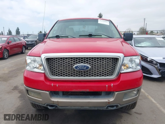 2004 Ford F-150 XLT with VIN 1FTPW14564KC89792, listed as a IAAI auction lot 41658885 with 219,012 mi miles. Bid and sale history available at carsss.com. Image 12.