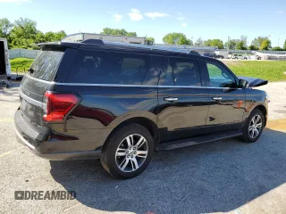 2024 Ford Expedition Max Limited с VIN 1FMJK1K81REA65202, выставлен на аукционе Copart как лот 57510445 с пробегом 45 982 миль миль и Чистый • Clean title. История ставок и продаж доступна на DreamBid. Изображение 3.