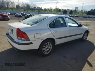2004 Volvo S60 with VIN YV1RS61T742316173, listed as a Copart auction lot 47857165 with 154,508 mi miles and Salvage Title. Bid and sale history available at carsss.com. Image 3.
