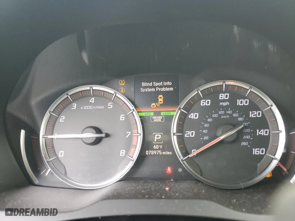 2020 Acura MDX w/Technology/A-Spec Pkg with VIN 5J8YD4H07LL019765, listed as a Copart auction lot 85287284 with 78,975 mi miles and Salvage Title. Bid and sale history available at carsss.com. Image 9.