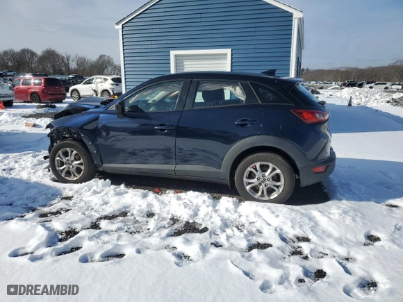 2017 Mazda CX-3 Sport with VIN JM1DKFB73H0154724, listed as a Copart auction lot 43694025 with 191,768 mi miles and Salvage Title. Bid and sale history available at carsss.com. Image 2.