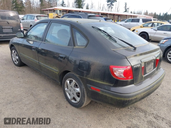 2005 Hyundai Elantra GLS with VIN KMHDN56D25U177803, listed as a IAAI auction lot 41737872 with 189,693 mi miles and . Bid and sale history available at DreamBid. Image 3.