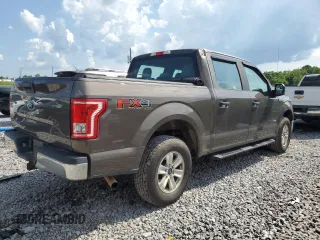 2017 Ford F-150 XL with VIN 1FTEW1EP4HFC49443, listed as a Copart auction lot 61945485 with 108,560 mi miles and Salvage title. Bid and sale history available at DreamBid. Image 3.