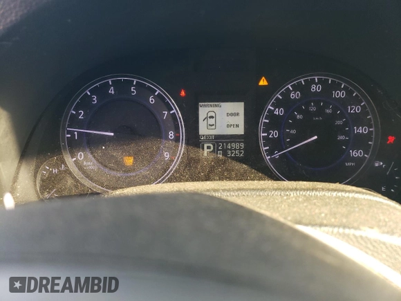 2012 Infiniti G25 x with VIN JN1DV6AR9CM730525, listed as a Copart auction lot 54015105 with 214,989 mi miles and Salvage title. Bid and sale history available at DreamBid. Image 9.