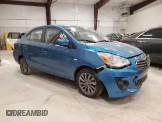 2018 Mitsubishi Mirage G4 ES with VIN ML32F3FJ5JHF10572, listed as a Copart auction lot 47369465 with 56,900 mi miles and Salvage Title. Bid and sale history available at carsss.com. Image 4.