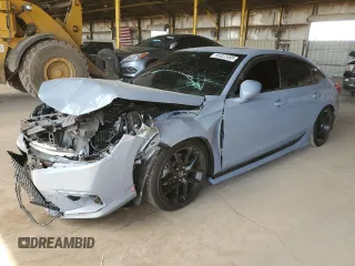 2022 Honda Civic Si z VIN 2HGFE1E56NH472908, wystawiony jako Copart lot #55322485 z przebiegiem 26 060 mil mil oraz Szkody całkowita. Historia ofert i sprzedaży dostępna na DreamBid. Obrazek 1.