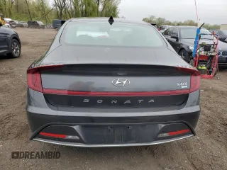 2020 Hyundai Sonata Hybrid Blue with VIN KMHL24JJ4LA009753, listed as a Copart auction lot 52606164 with 29,122 mi miles. Bid and sale history available at carsss.com. Image 6.