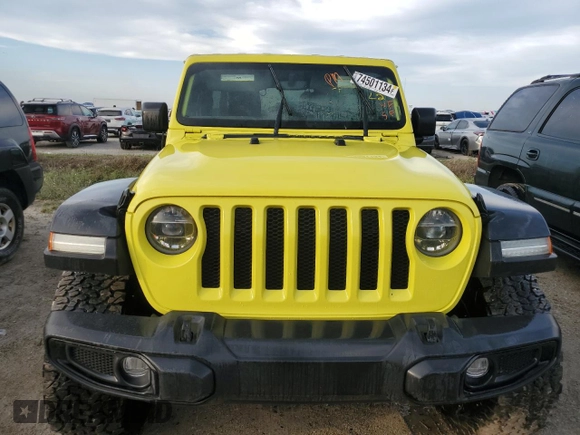 2022 Jeep Wrangler Unlimited High Tide with VIN 1C4HJXDG9NW249658, listed as a Copart auction lot 74501134 with Not Provided miles and Non Repairable. Bid and sale history available at DreamBid. Image 5.