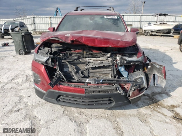 2022 Chevrolet Traverse RS with VIN 1GNERJKW9NJ136221, listed as a Copart auction lot 83496934 with 61,538 mi miles and Salvage Title. Bid and sale history available at carsss.com. Image 5.